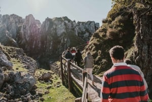 Depuis Oviedo : lacs de Covadonga, Cangas de OnÃs et Lastres