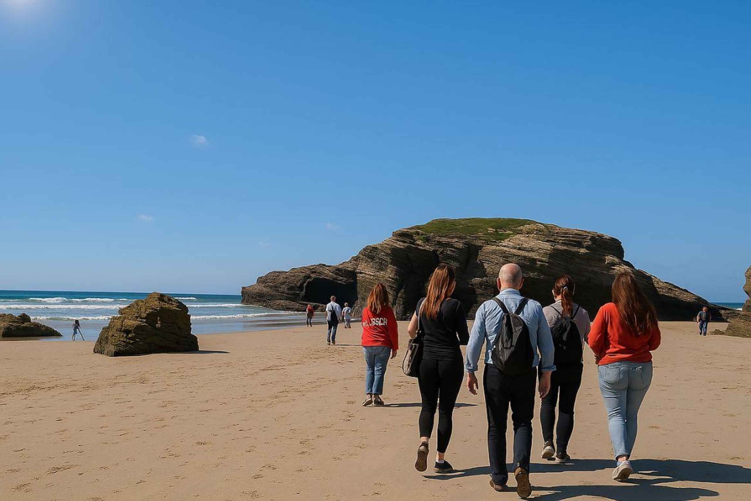 Von Santiago aus: Playa de las Catedrales und das Beste von Asturien an einem Tag