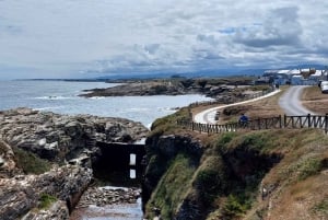 Fra Santiago: Utflukt til katedralstranden, Asturias og Pancha