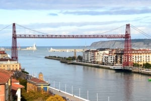 Getxo og Bizkaia-broen fra Bilbao