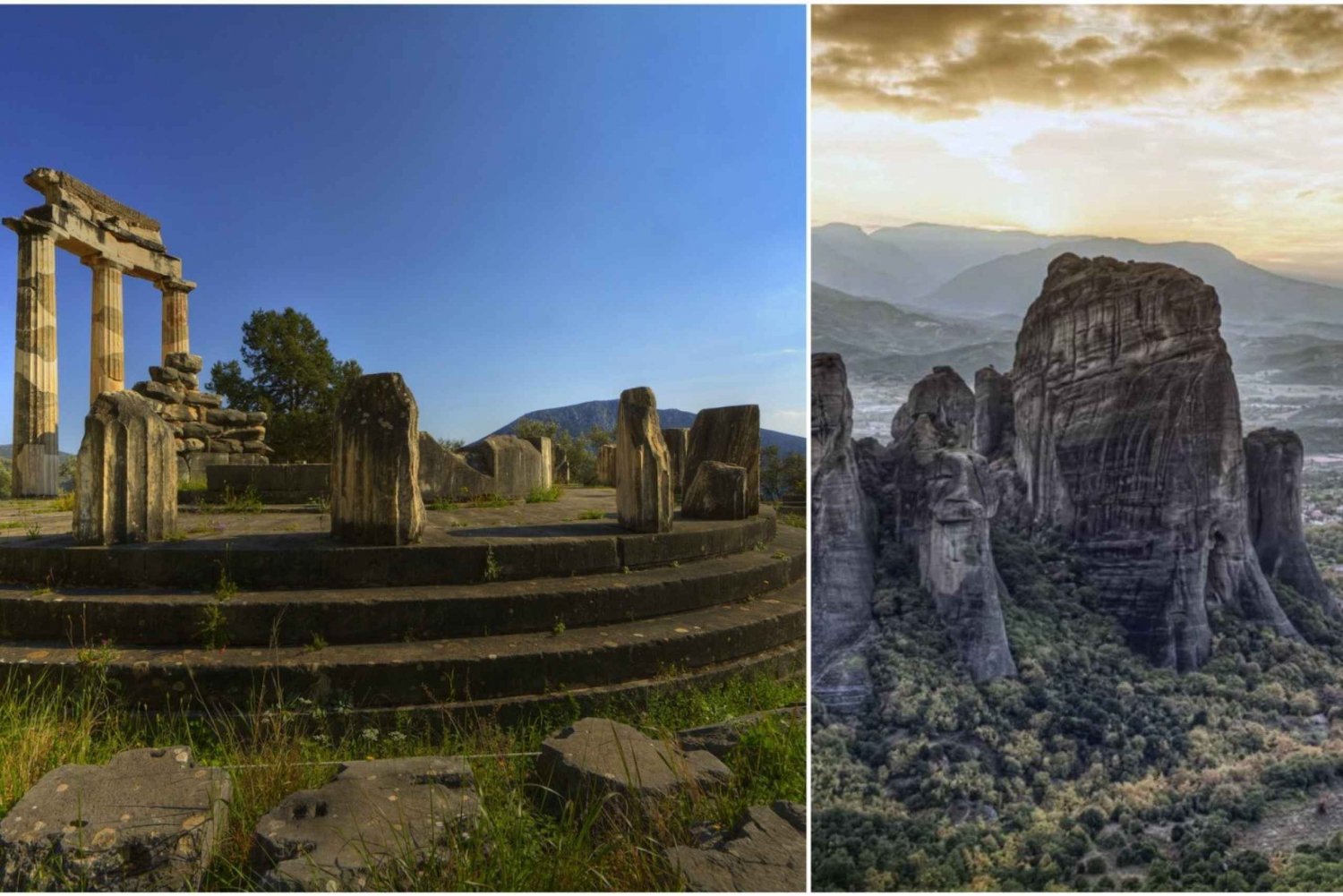 2 dagars spansk guidad tur i Delphi och Meteora