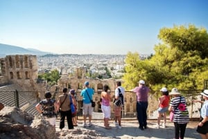 3 時間のアテネ観光 & アクロポリス (入場券含む)