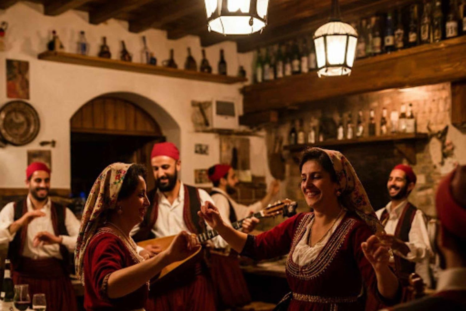 'Una notte ad Atene: Cena e musica sotto le stelle'