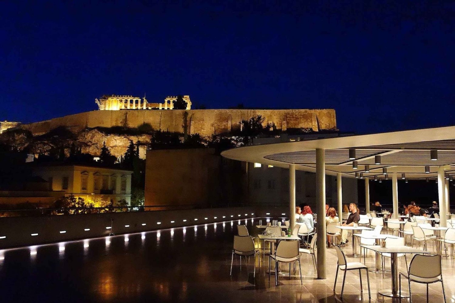 Akropol i muzeum Akropolu Wizyta w piątkowe popołudnie