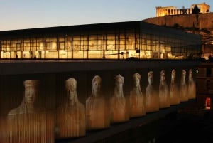 Acrópole e museu da Acrópole sexta-feira à tarde