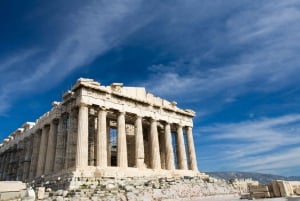 Athen: Inngangsbillett til Akropolis, lyd og Hop-On Hop-Off-buss