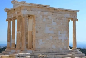 アテネ：ドイツ語ガイドと一緒にアクロポリスを探索