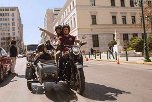 Acropole d'Athènes : 60′ Tour en moto ancienne