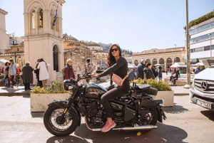 Acropole d'Athènes : 60′ Tour en moto ancienne