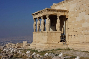 Ateenan Akropolis ja Parthenon itseopastettu äänikierros