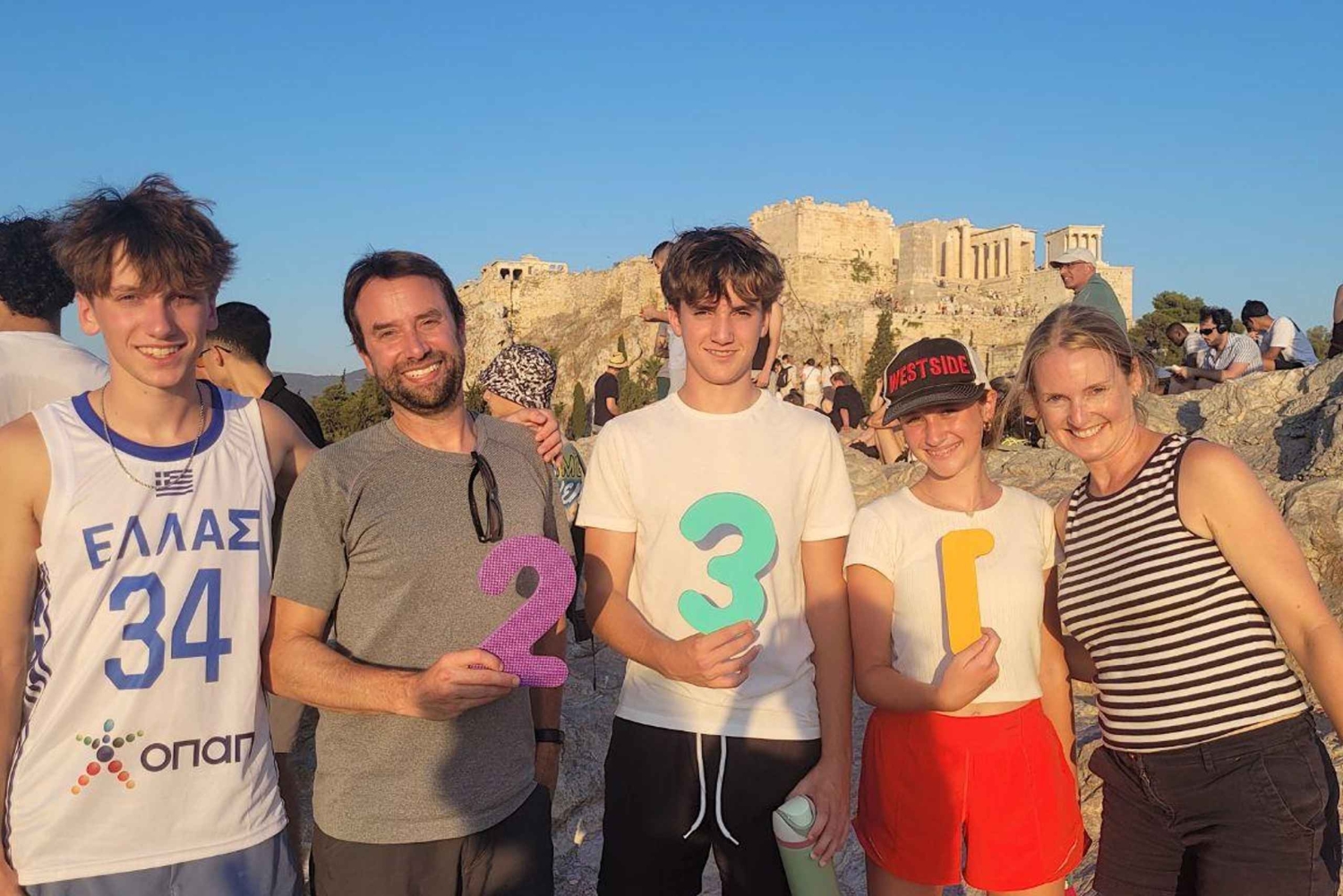 Acropolis : Parthénon Visite guidée interactive en famille et jeu