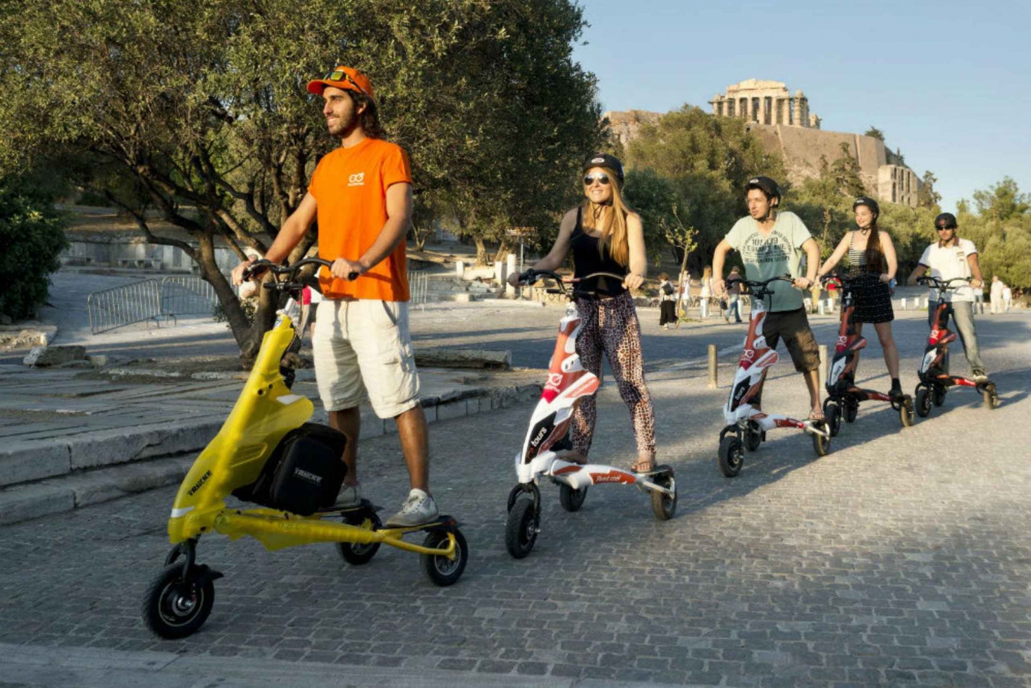 Rundvandring på Akropolis och Atens höjdpunkter med elektrisk trike