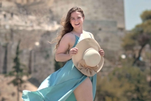 Sesión de fotos con vistas a la Acrópolis