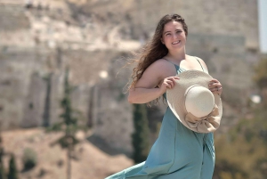 Sesión de fotos con vistas a la Acrópolis