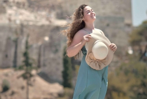 Sesión de fotos con vistas a la Acrópolis