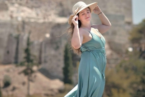 Sesión de fotos con vistas a la Acrópolis