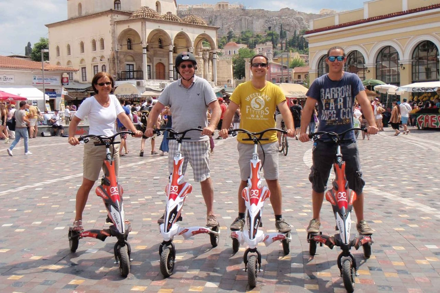 Wycieczka piesza na Akropol i najważniejsze atrakcje Aten elektrycznym trójkołowcem