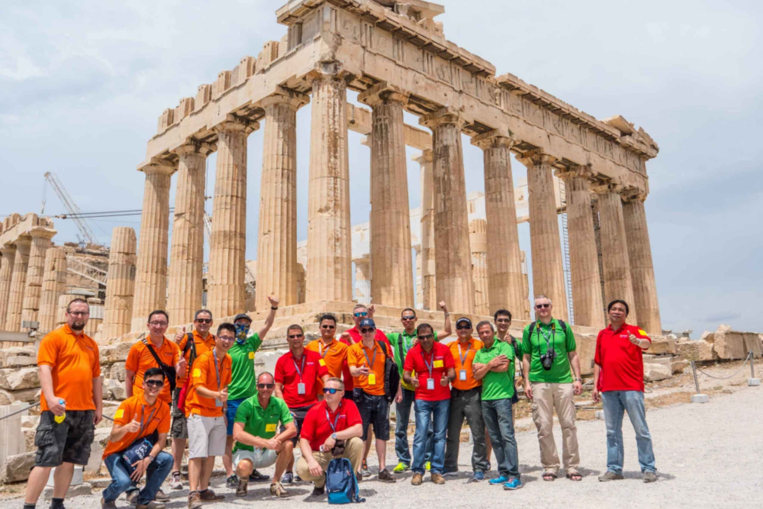 Wycieczka piesza na Akropol i najważniejsze atrakcje Aten elektrycznym trójkołowcem