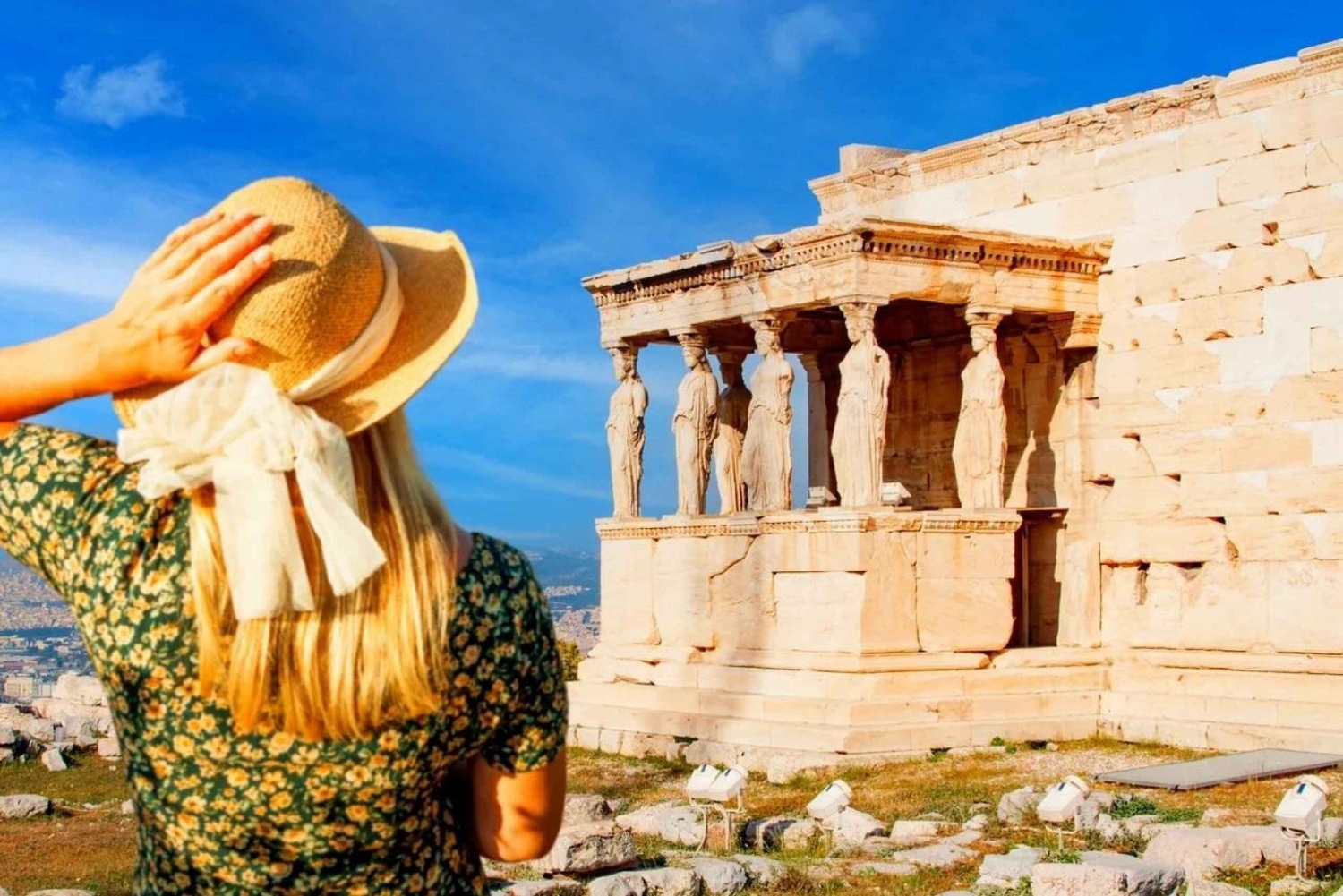 Ateenan parhaat nähtävyydet, Akropolis, ruoka- ja viinikierros yhdessä ja samassa kohteessa