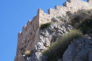 La antigua Corinto y la puesta de sol en el Templo de Poseidón Cabo Sounio