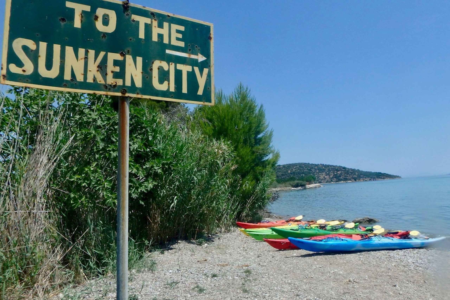 Antikkens Korint, Mykene og snorkling i den sunkne byen