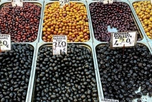 Atene: Tour del mercato con degustazioni di cibo
