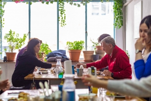 Athens: Food Market Visit and Cooking Class with Wine