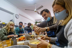 Athens: Food Market Visit and Cooking Class with Wine