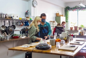 Athens: Food Market Visit and Cooking Class with Wine