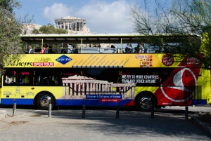アテネ：48 時間乗り降り自由のバス チケットとアクロポリス入場券