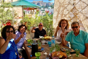 Athens: 7-Course Dinner and Wine Pairing with Acropolis View