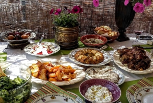 Athen: 7-retters middag og vinparing med utsikt over Akropolis