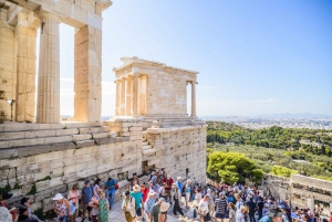 Ateena: Parthenon ja Akropolis Opastettu kävelykierros.