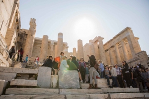 Atenas: Acrópole: Tour guiado à tarde para vencer as multidões
