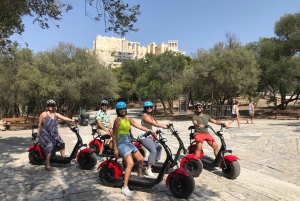 Athènes : Visite guidée de la ville en scooter électrique ou en E-Bike