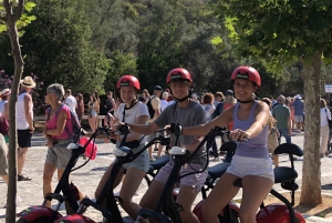 Atene: Tour guidato della città con scooter elettrico o bicicletta elettrica