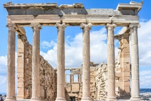 Ateny: Wycieczka piesza z przewodnikiem po Akropolu bez biletu wstępu