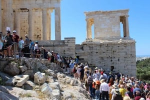 Aten: Akropolis & Museum Ticket med valfria ljudguider