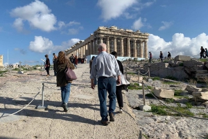 Ateena: Akropolis, Parthenon ja kaupunki Yksityinen kävelykierros: Akropolis, Parthenon ja kaupunki.