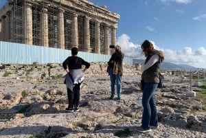 Atene: Tour privato a piedi dell'Acropoli, del Partenone e della città