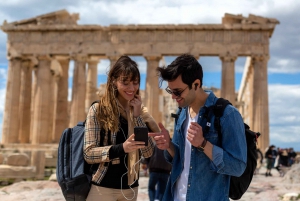 Atenas: Visita audiovisual autoguiada de la Acrópolis con modelos 3D