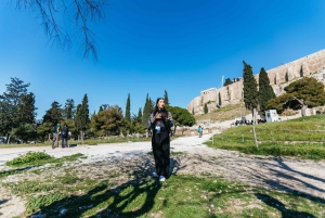 Ateny: wycieczka o zachodzie słońca na Akropol z opcjonalnym wstępem bez kolejki