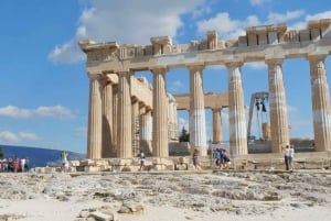 Athen: Akropolis med museum, guidet tur og gresk lunsj