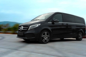 Athen lufthavn fra/til Athen sentrum Unik transport med varebil