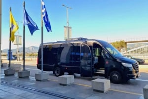 Aten lufthavn til Aten by - enkel transport med minibuss og varebil