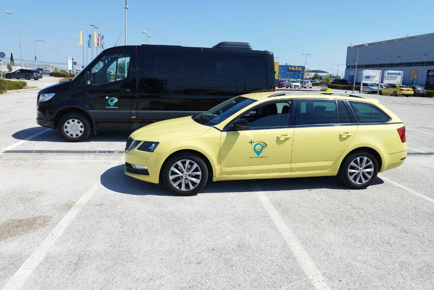 Privat transport fra Aten lufthavn til Lavrio havn