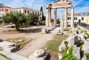 Atenas: Ticket electrónico del Ágora Antigua y visita guiada con audio opcional