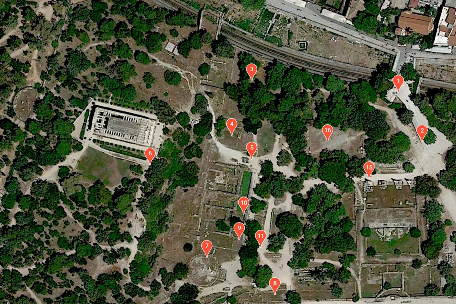 Aten: Självguidad virtuell rundtur på den antika Agora