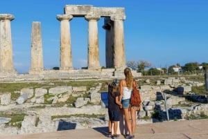 Athen: Det gamle Korinth & Nafplio Dagsudflugt med svømmetur