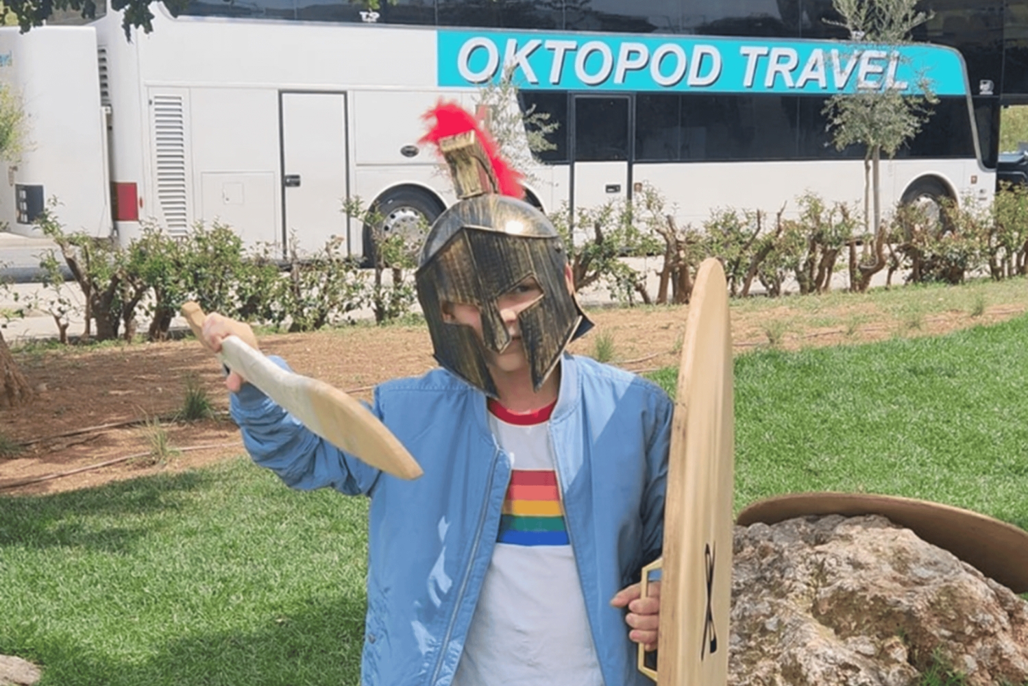 Oplevelse som en oldgræsk kriger i Athen (falanks-klasse)